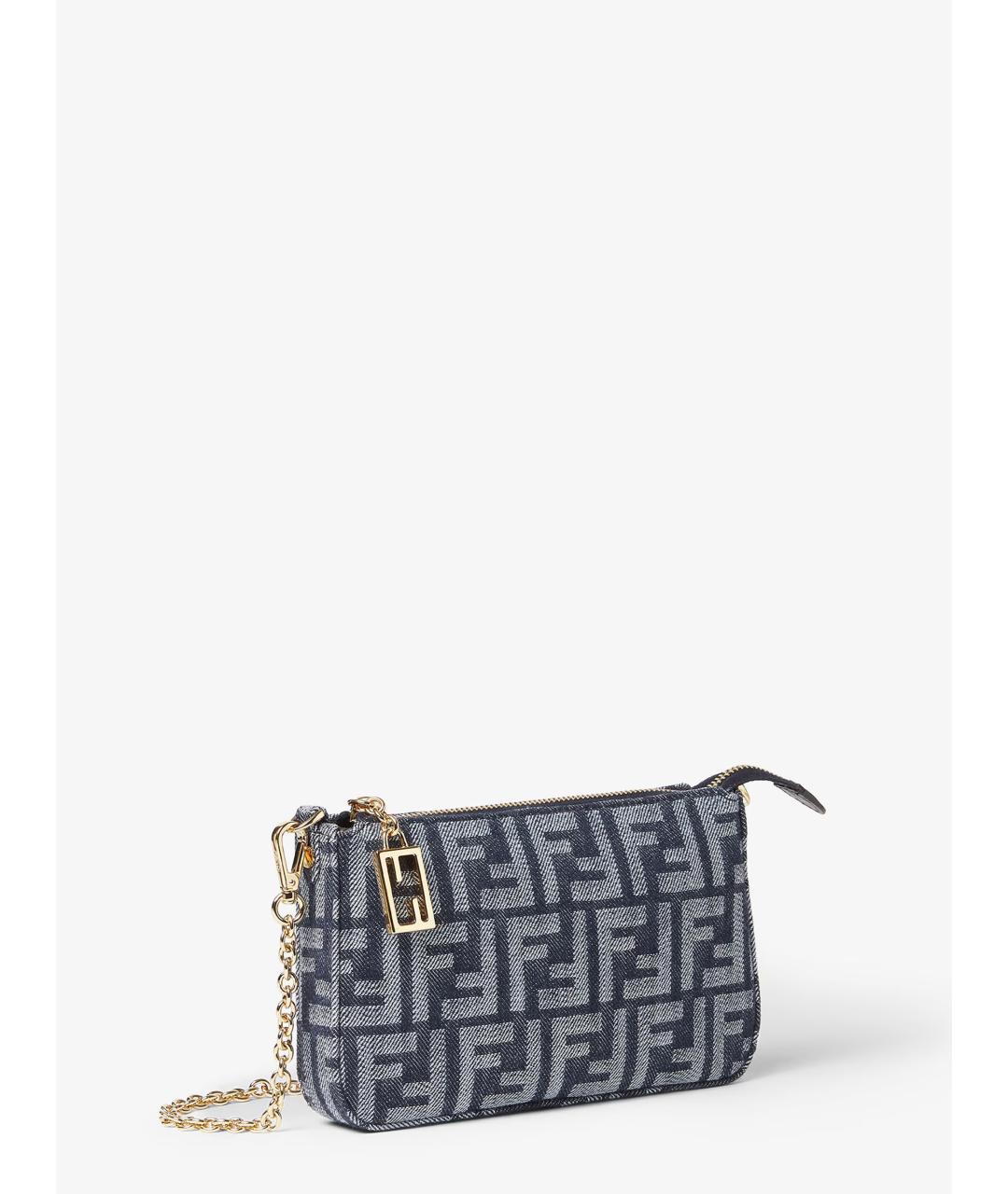 FENDI Синяя сумка через плечо, фото 2