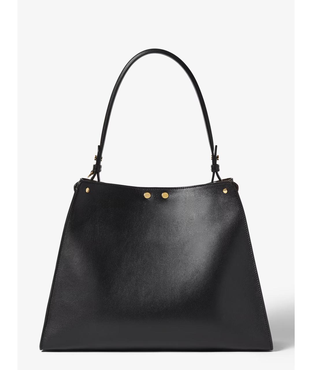 FENDI Черная кожаная сумка тоут, фото 5