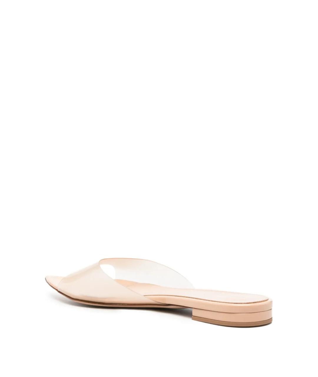 GIANVITO ROSSI Розовые синтетические сандалии, фото 3