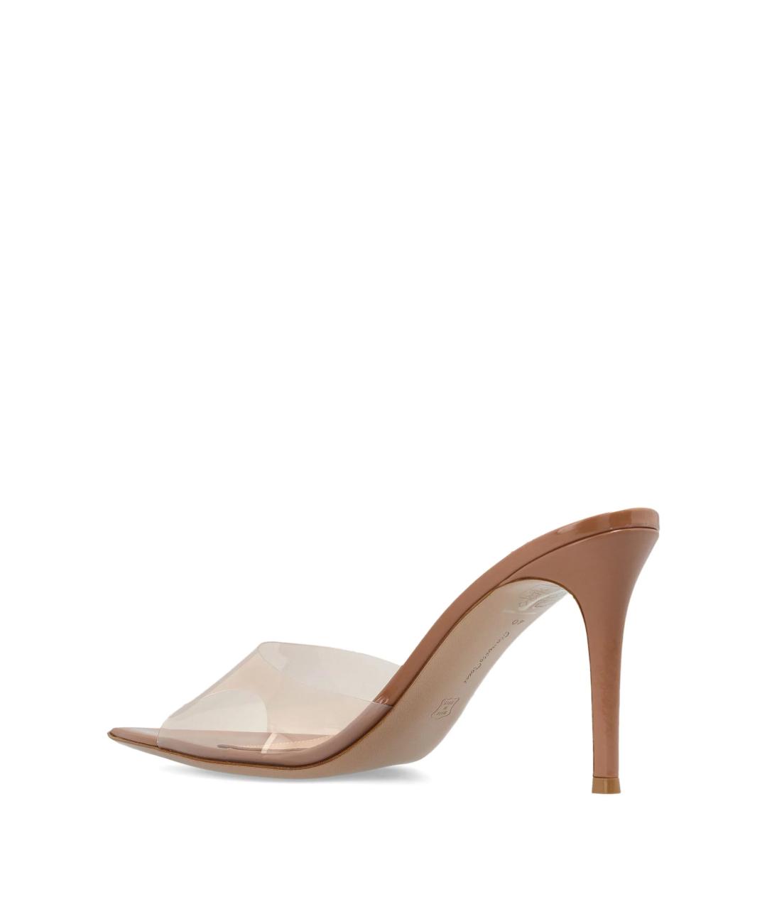 GIANVITO ROSSI Бежевые мюли, фото 4
