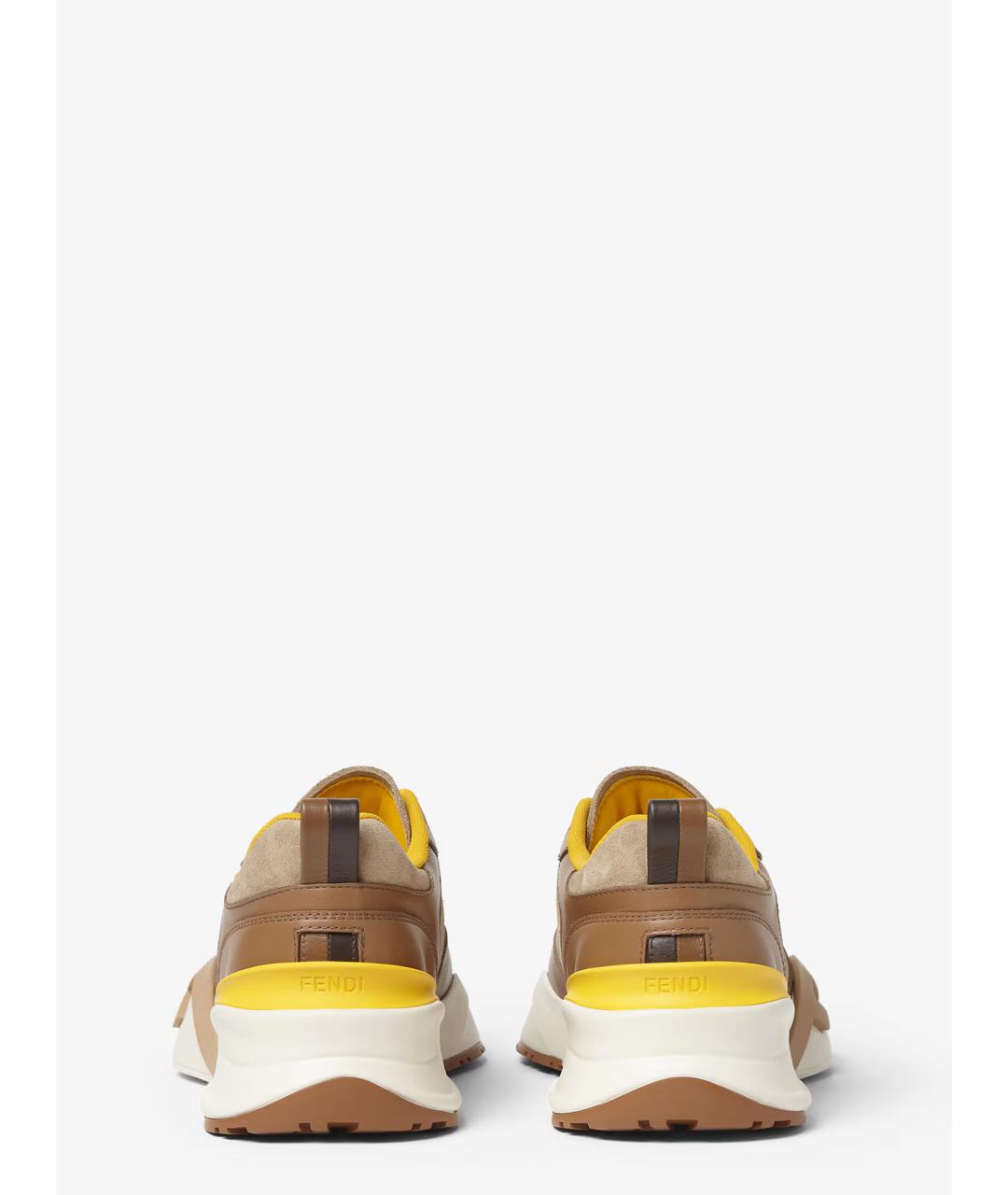 FENDI Мульти низкие кроссовки / кеды, фото 3