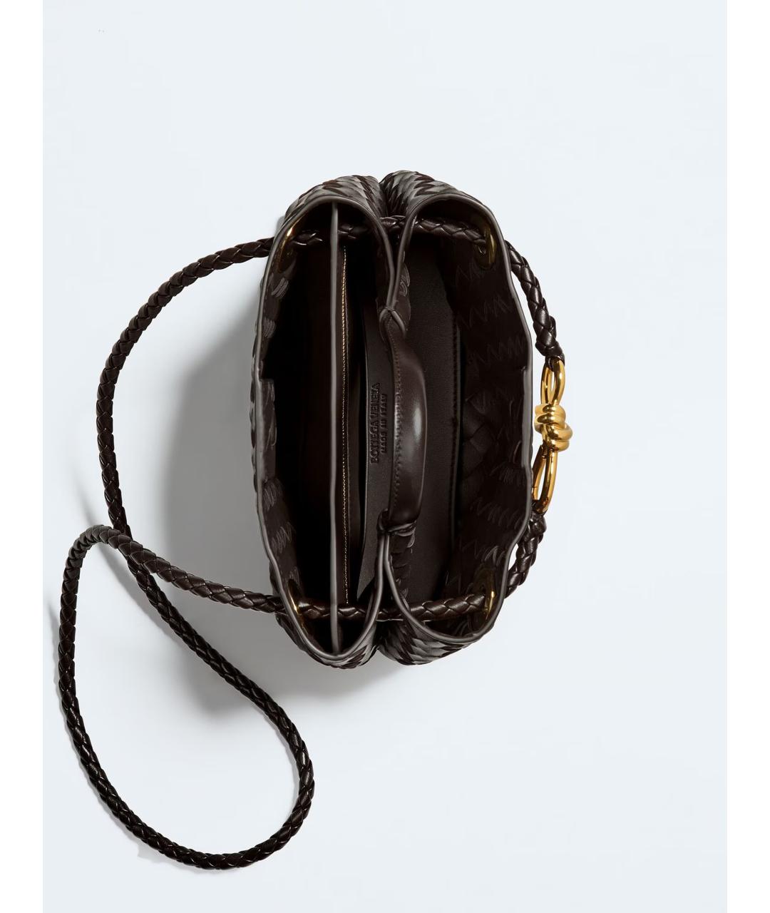 BOTTEGA VENETA Коричневая кожаная сумка тоут, фото 1