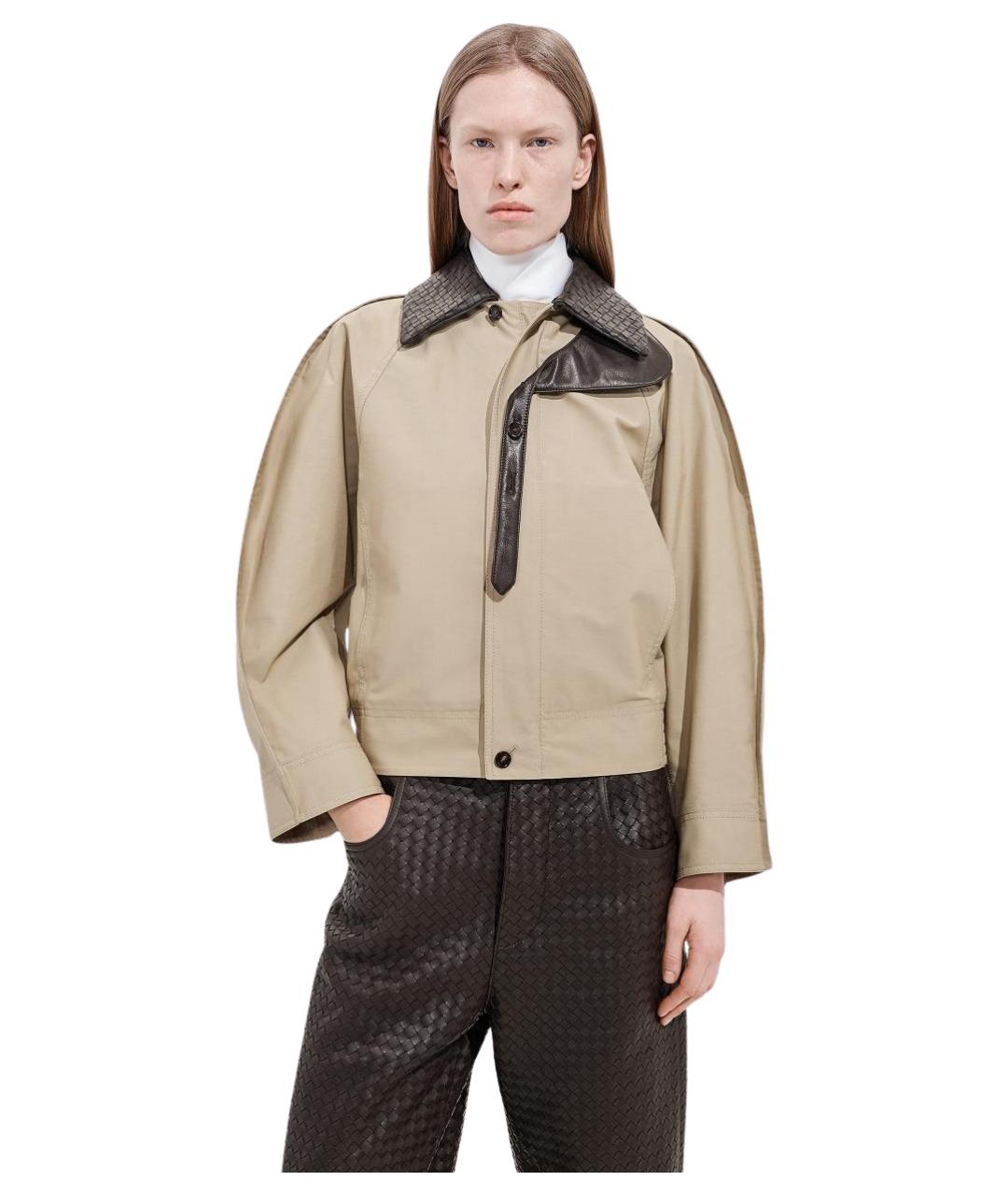 BOTTEGA VENETA Бежевая куртка, фото 1