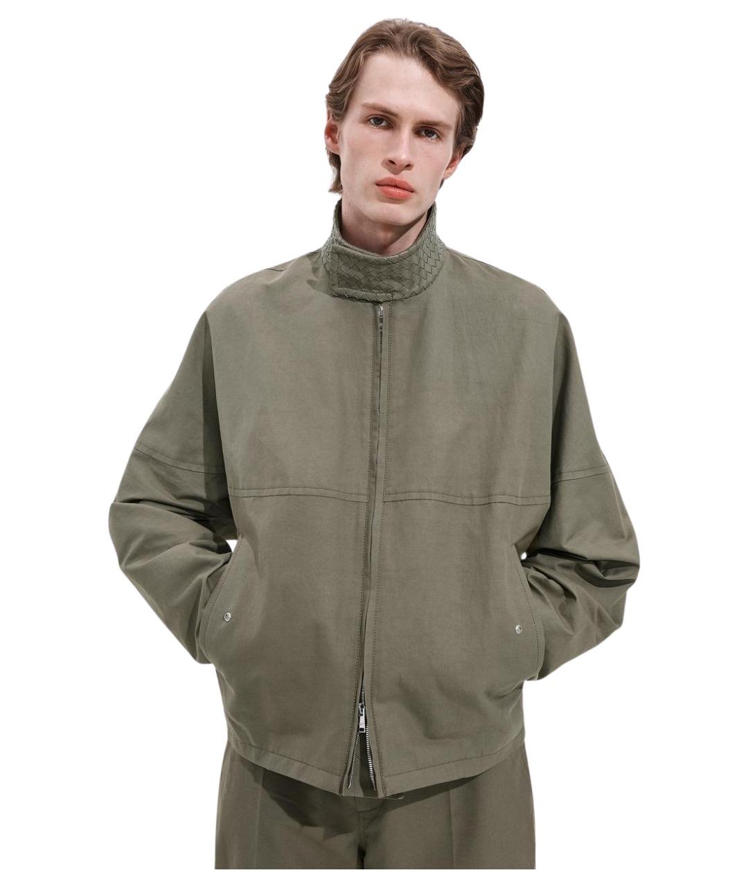BOTTEGA VENETA Зеленая куртка, фото 1