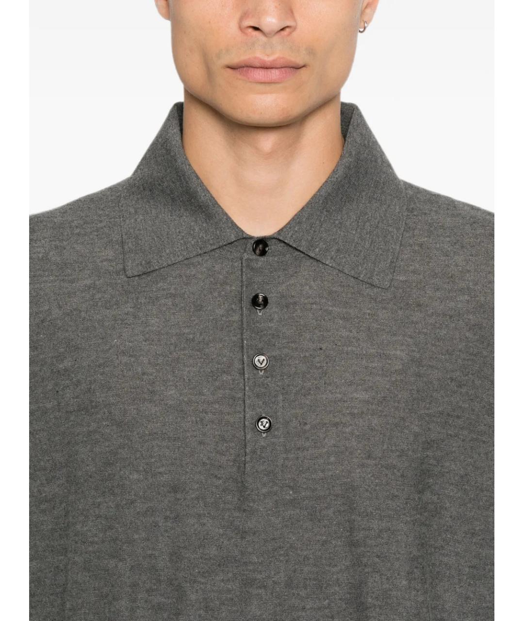 BOTTEGA VENETA Серая футболка, фото 5