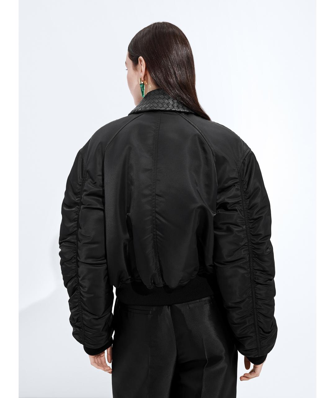 BOTTEGA VENETA Черная полиамидовая куртка, фото 3