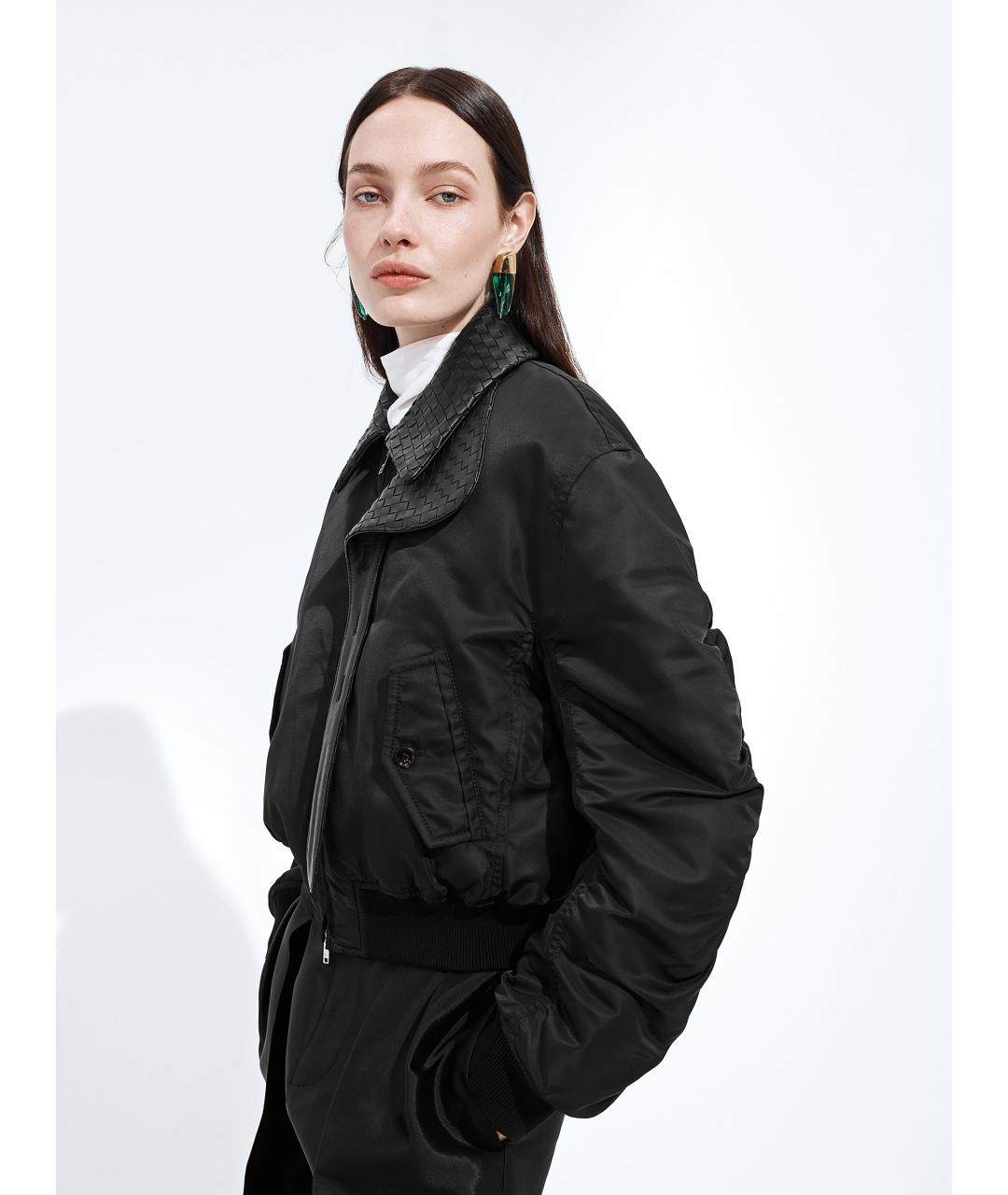 BOTTEGA VENETA Черная полиамидовая куртка, фото 2