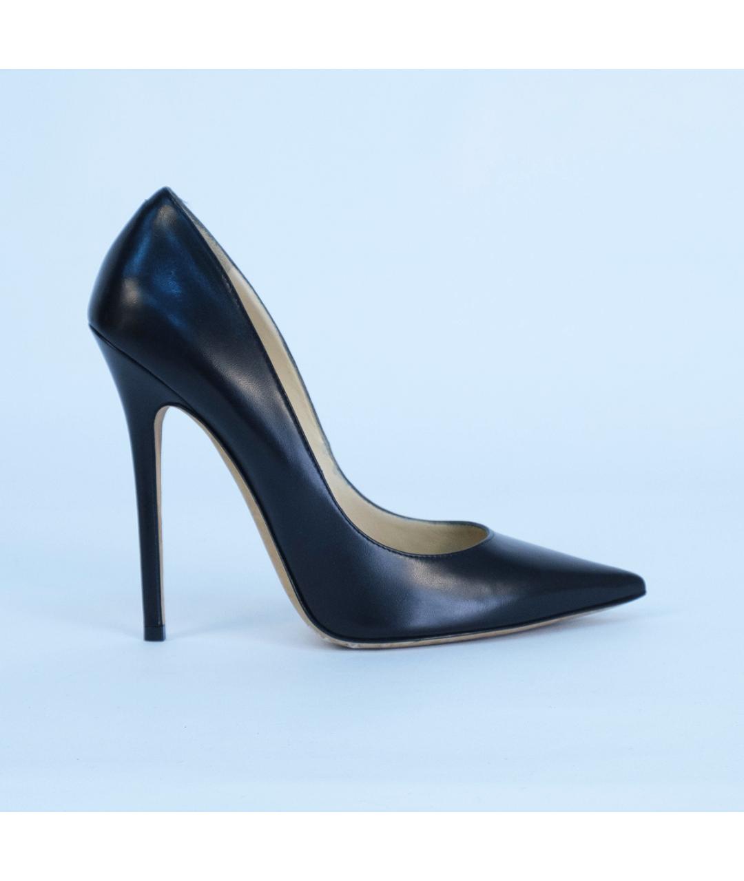 JIMMY CHOO Черные кожаные туфли, фото 2