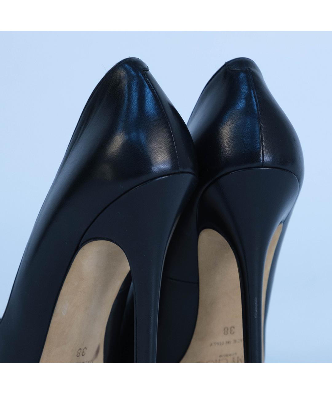 JIMMY CHOO Черные кожаные туфли, фото 7