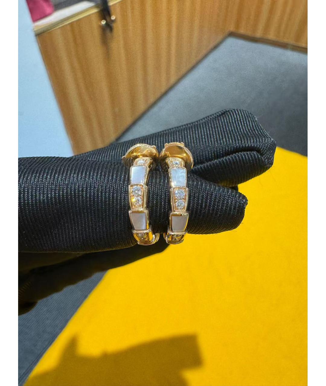BVLGARI Золотые серьги, фото 2