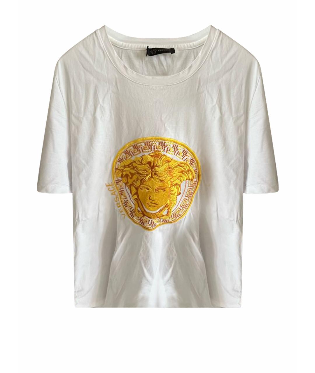 VERSACE Белая хлопковая майка, фото 1