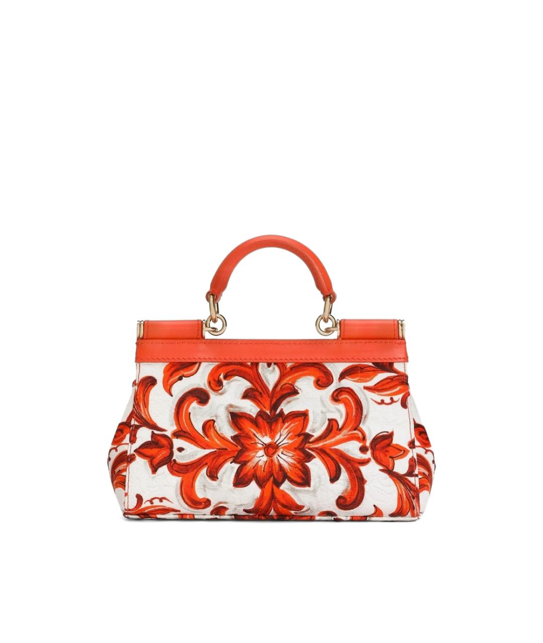 DOLCE&GABBANA Красная сумка тоут, фото 4