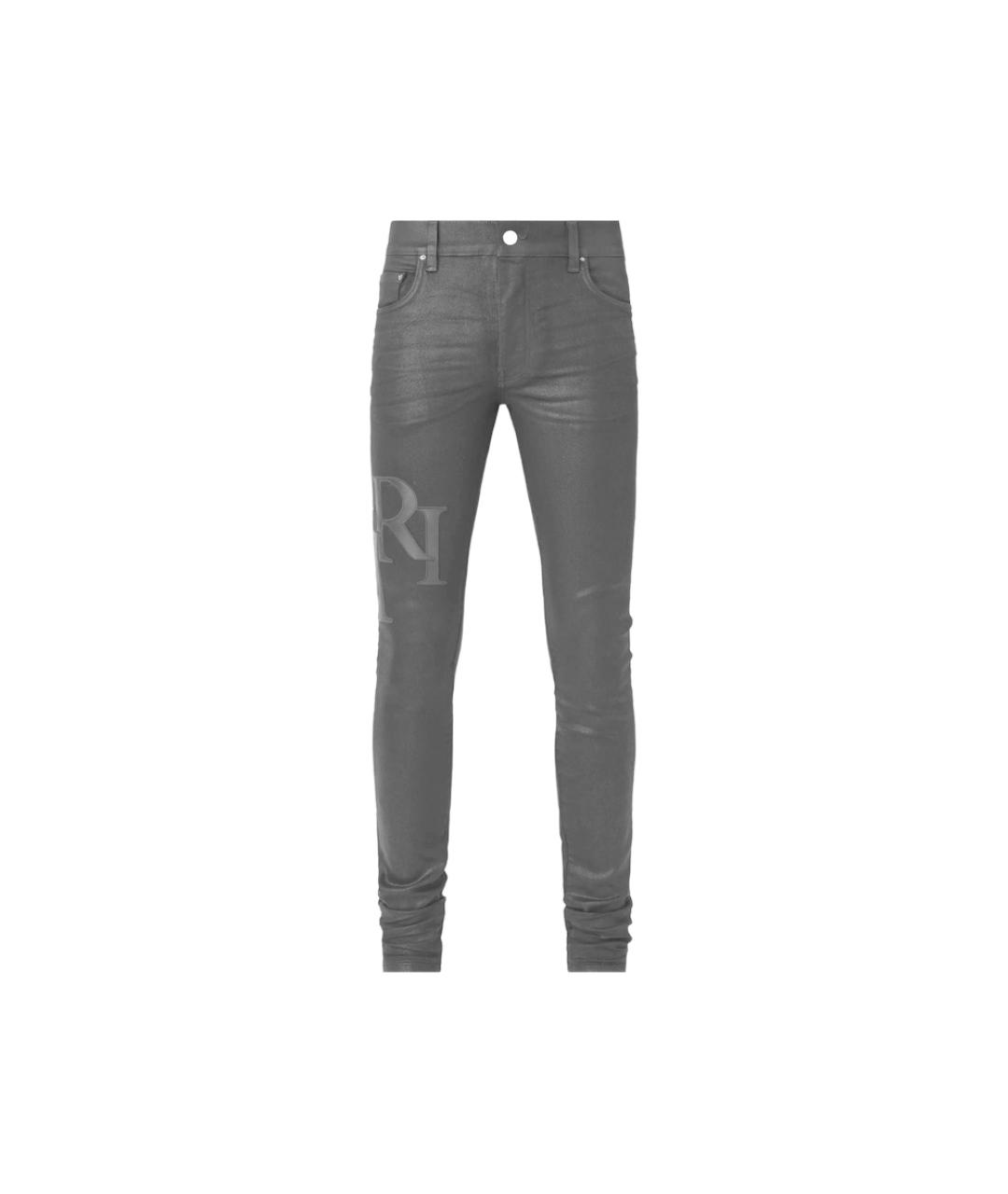 AMIRI Черные хлопковые джинсы скинни, фото 1