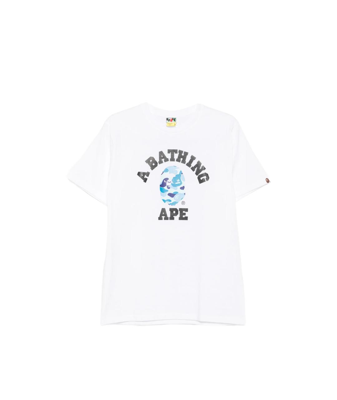 A BATHING APE Белая футболка, фото 1