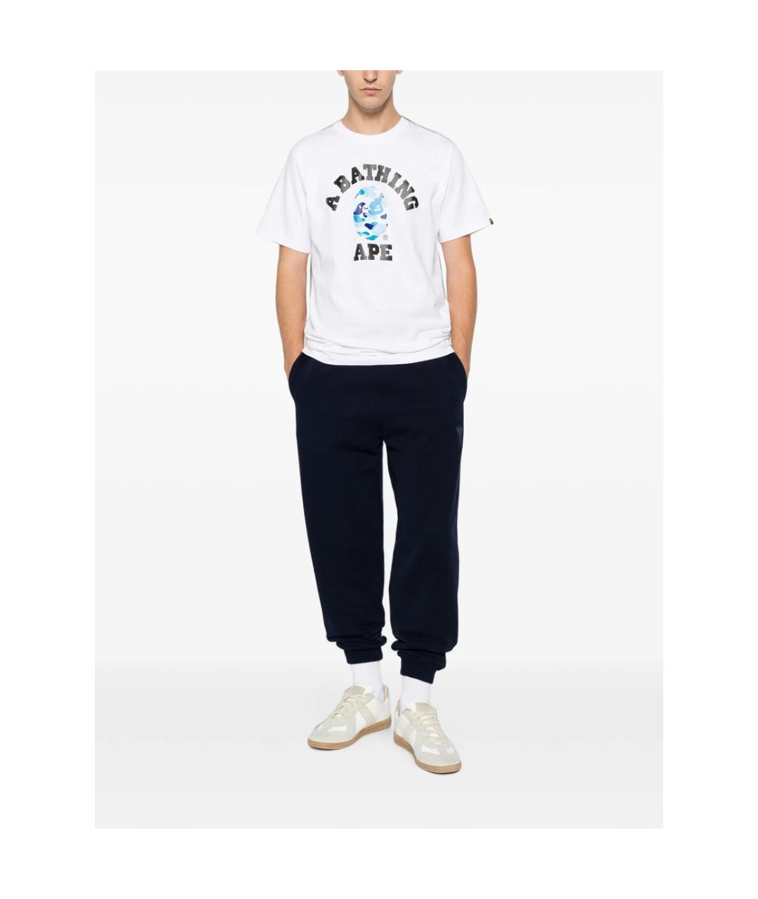 A BATHING APE Белая футболка, фото 4