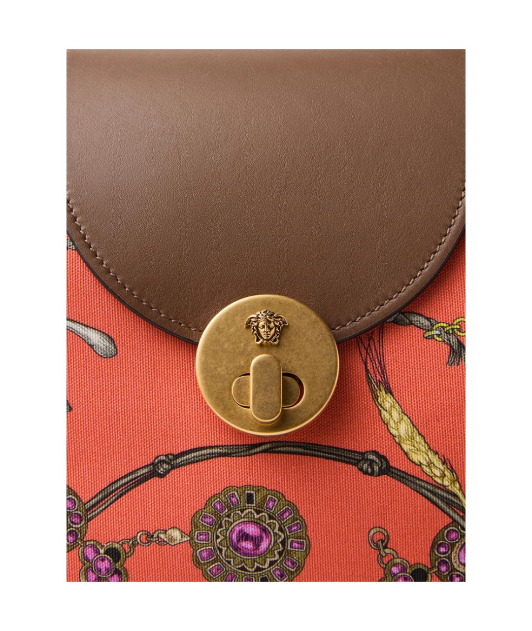 VERSACE Красная сумка тоут, фото 2