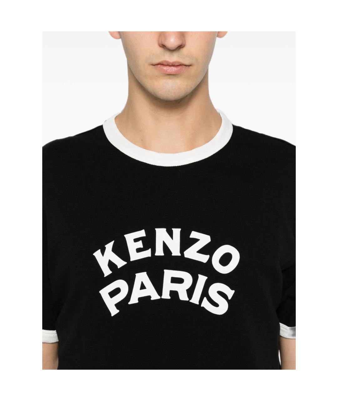 KENZO Черная футболка, фото 2