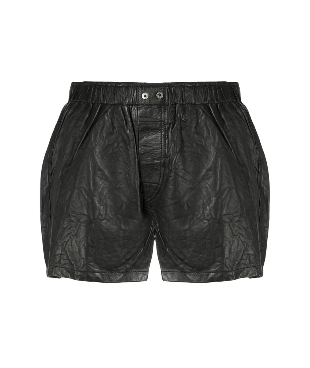 ZADIG & VOLTAIRE Черные кожаные шорты, фото 1