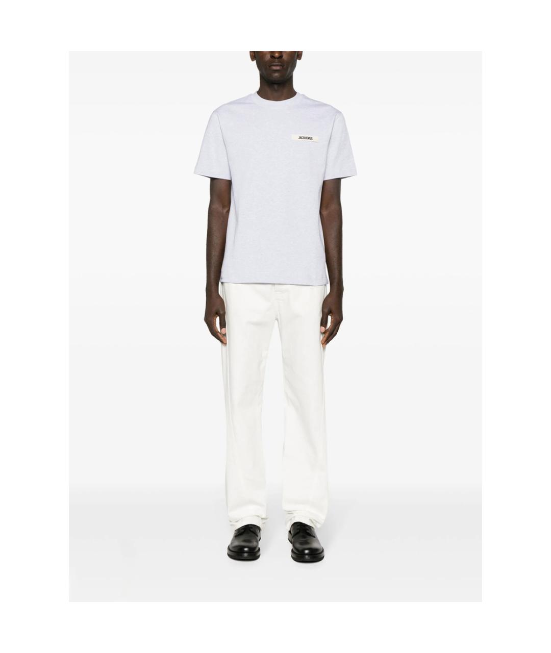 JACQUEMUS Хлопковая футболка, фото 5