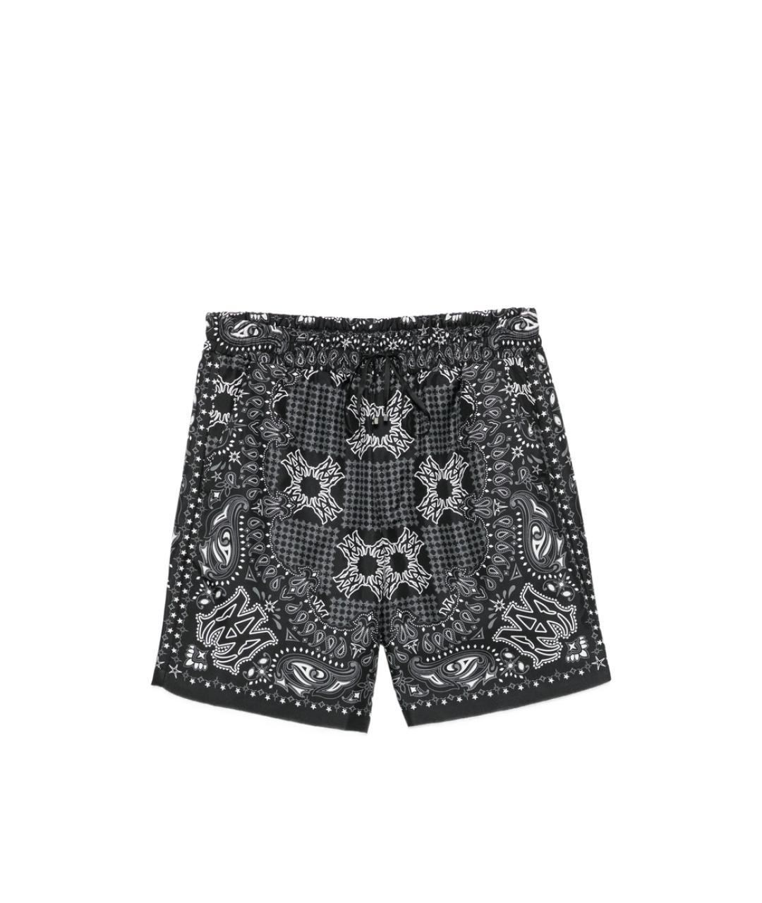 AMIRI Черные шелковые шорты, фото 1