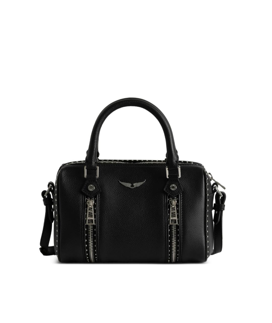 ZADIG & VOLTAIRE Черная кожаная сумка тоут, фото 1