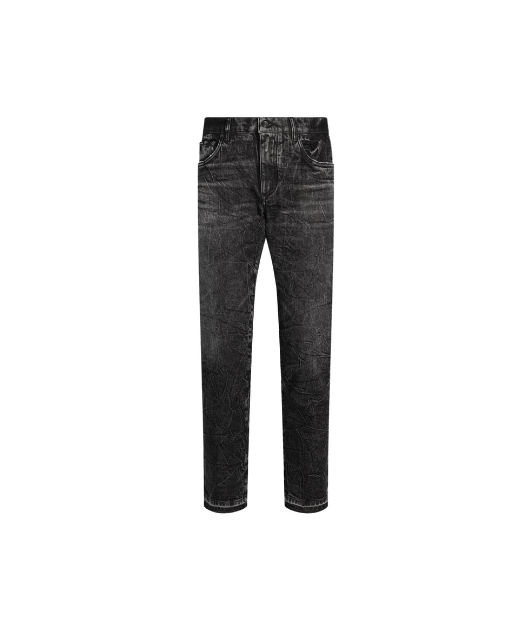 DOLCE&GABBANA Мульти хлопковые джинсы скинни, фото 1