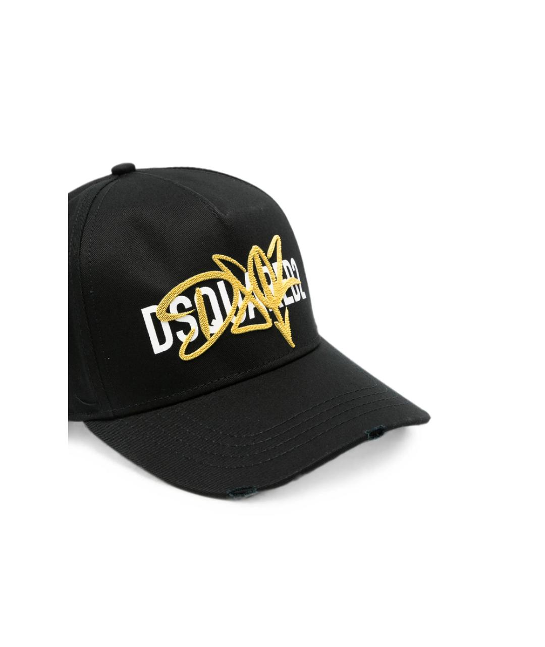 DSQUARED2 Черная синтетическая кепка/бейсболка, фото 2