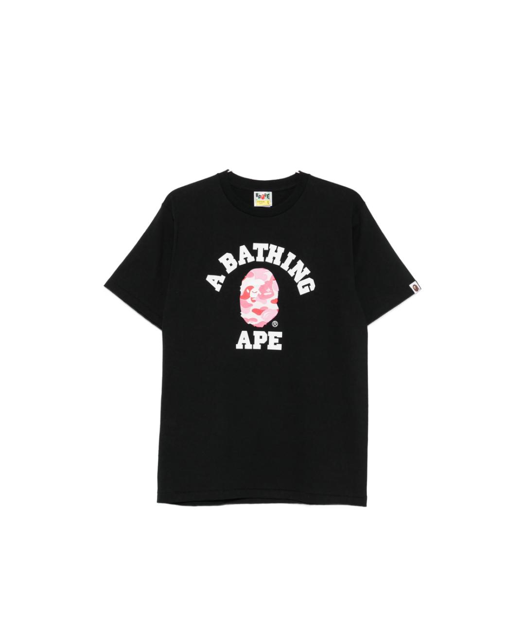 A BATHING APE Черная футболка, фото 1