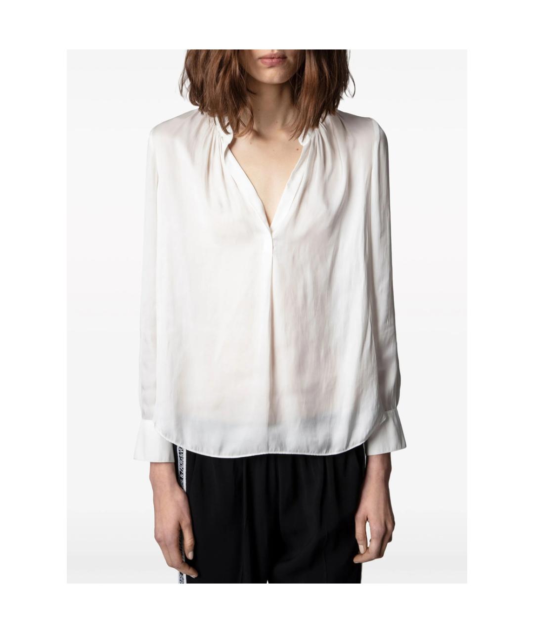 ZADIG & VOLTAIRE Белая полиэстеровая рубашка, фото 5