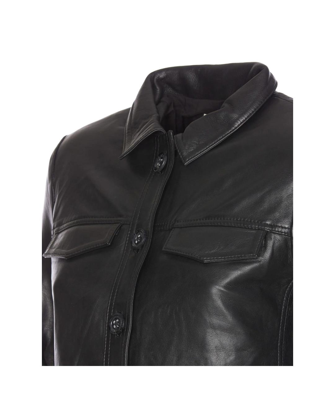 ZADIG & VOLTAIRE Черная кожаная куртка, фото 2