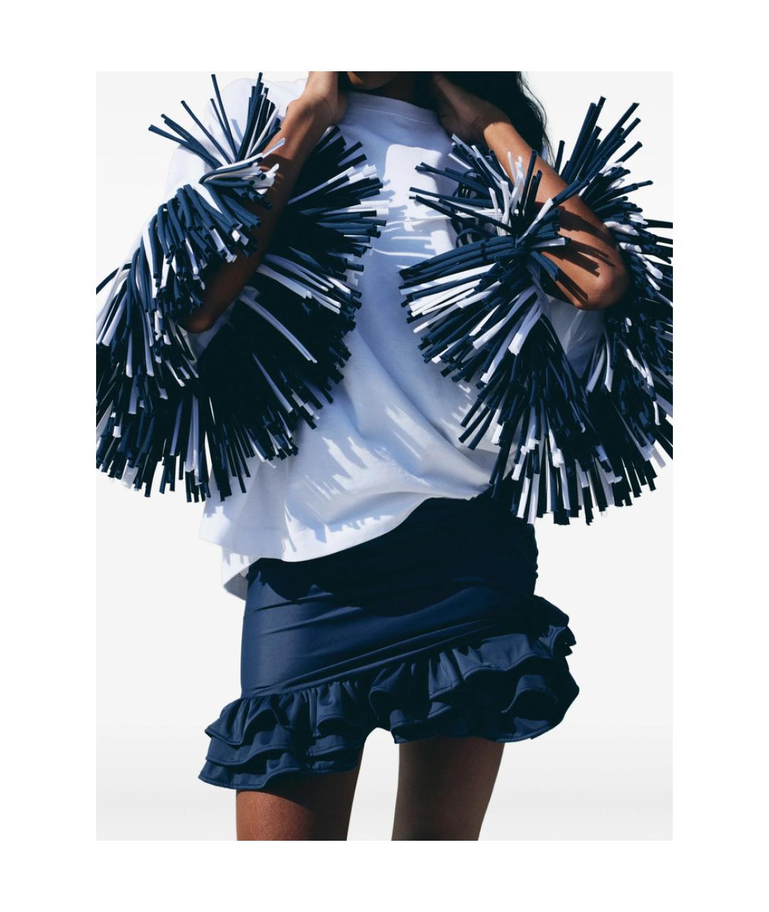 JACQUEMUS Белая хлопковая футболка, фото 3