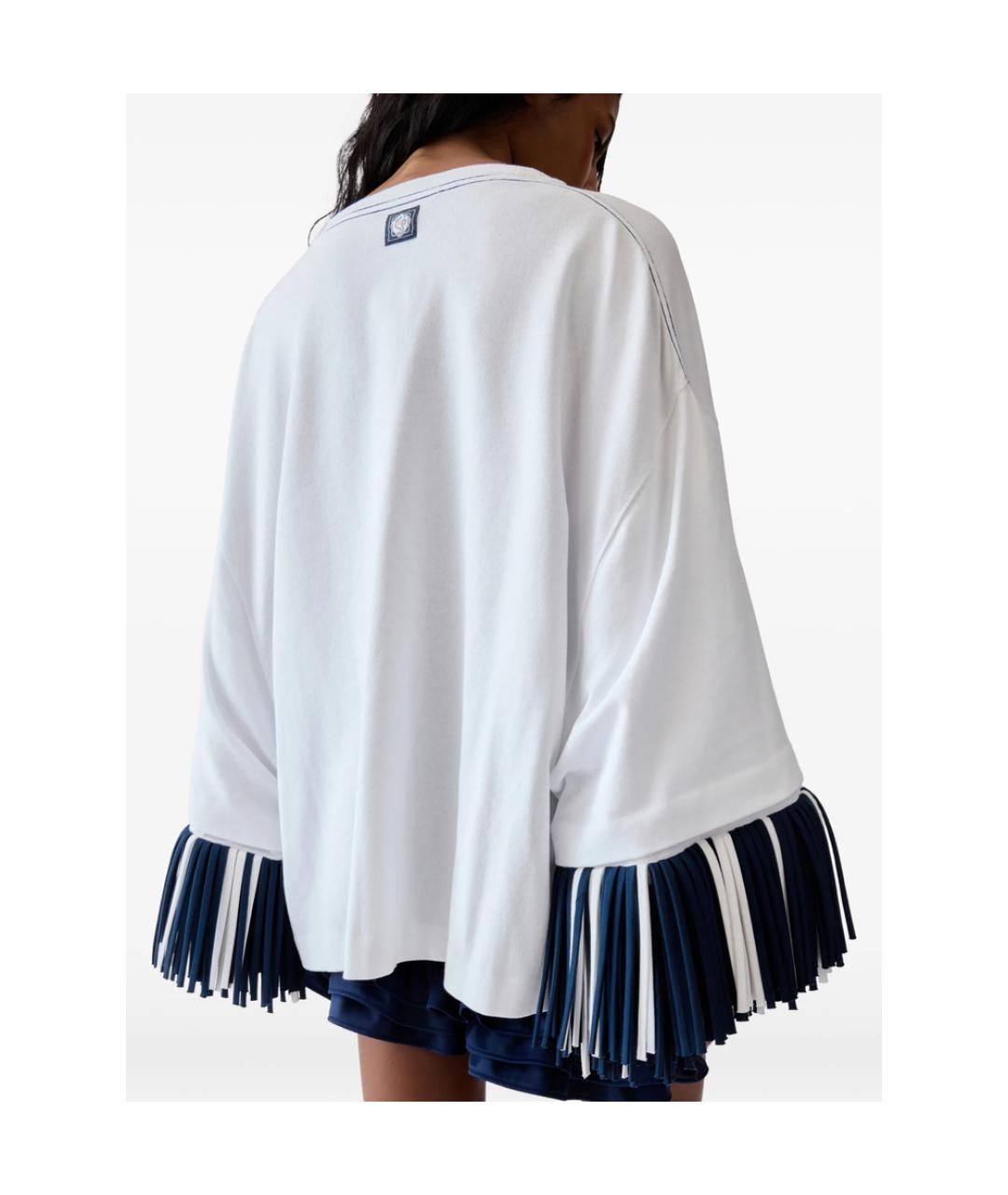 JACQUEMUS Белая хлопковая футболка, фото 5