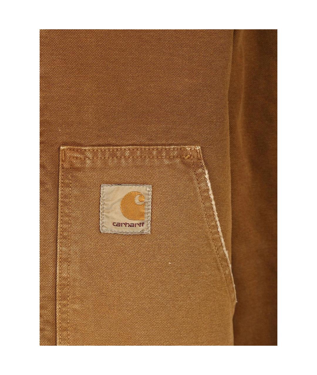 CARHARTT Коричневая хлопковая куртка, фото 3