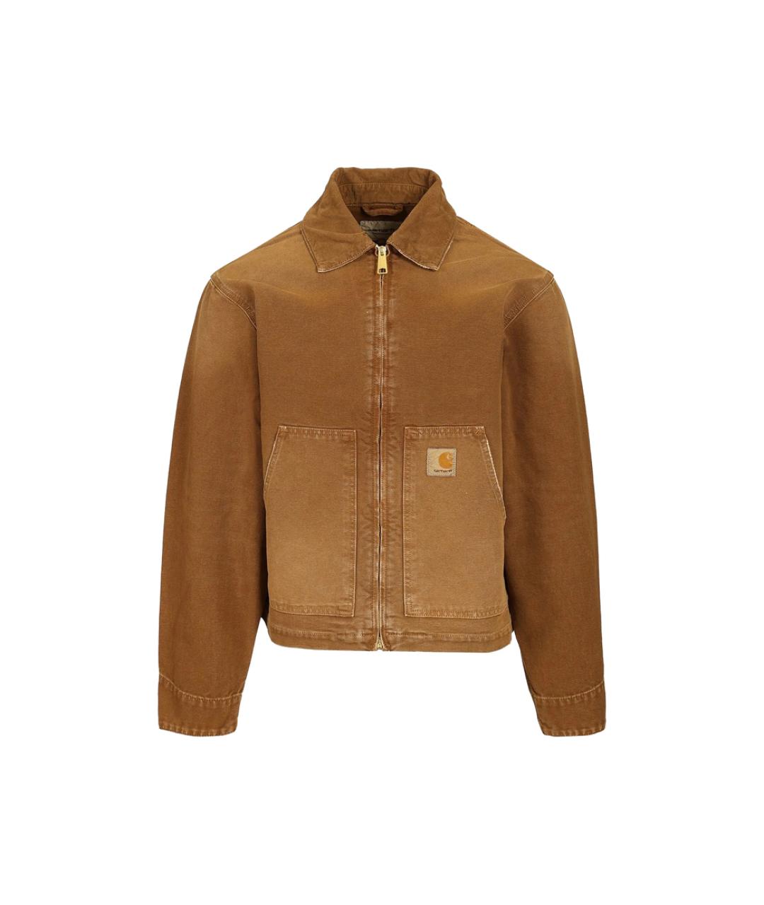 CARHARTT Коричневая хлопковая куртка, фото 1