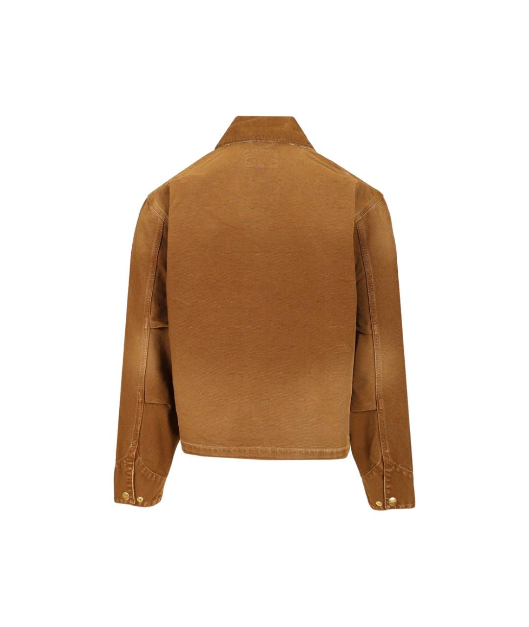 CARHARTT Коричневая хлопковая куртка, фото 2