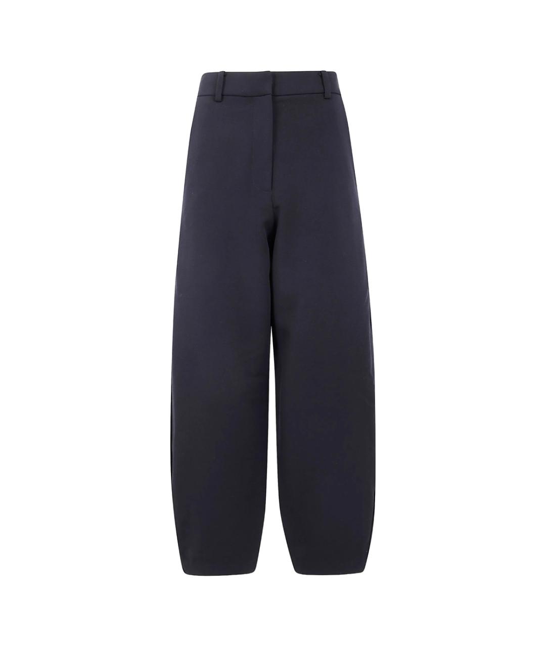BY MALENE BIRGER Черные полиэстеровые прямые брюки, фото 1