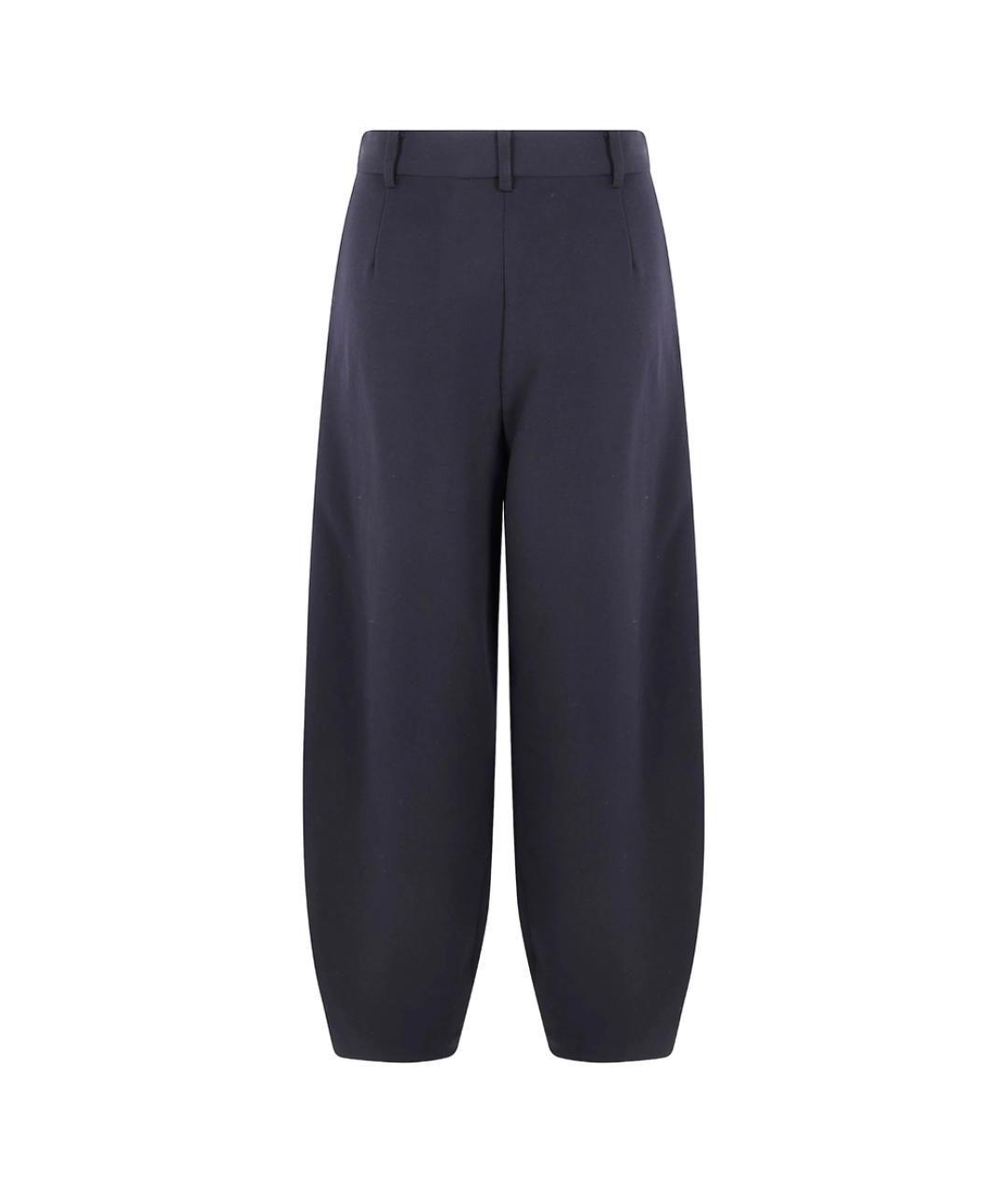BY MALENE BIRGER Черные полиэстеровые прямые брюки, фото 2