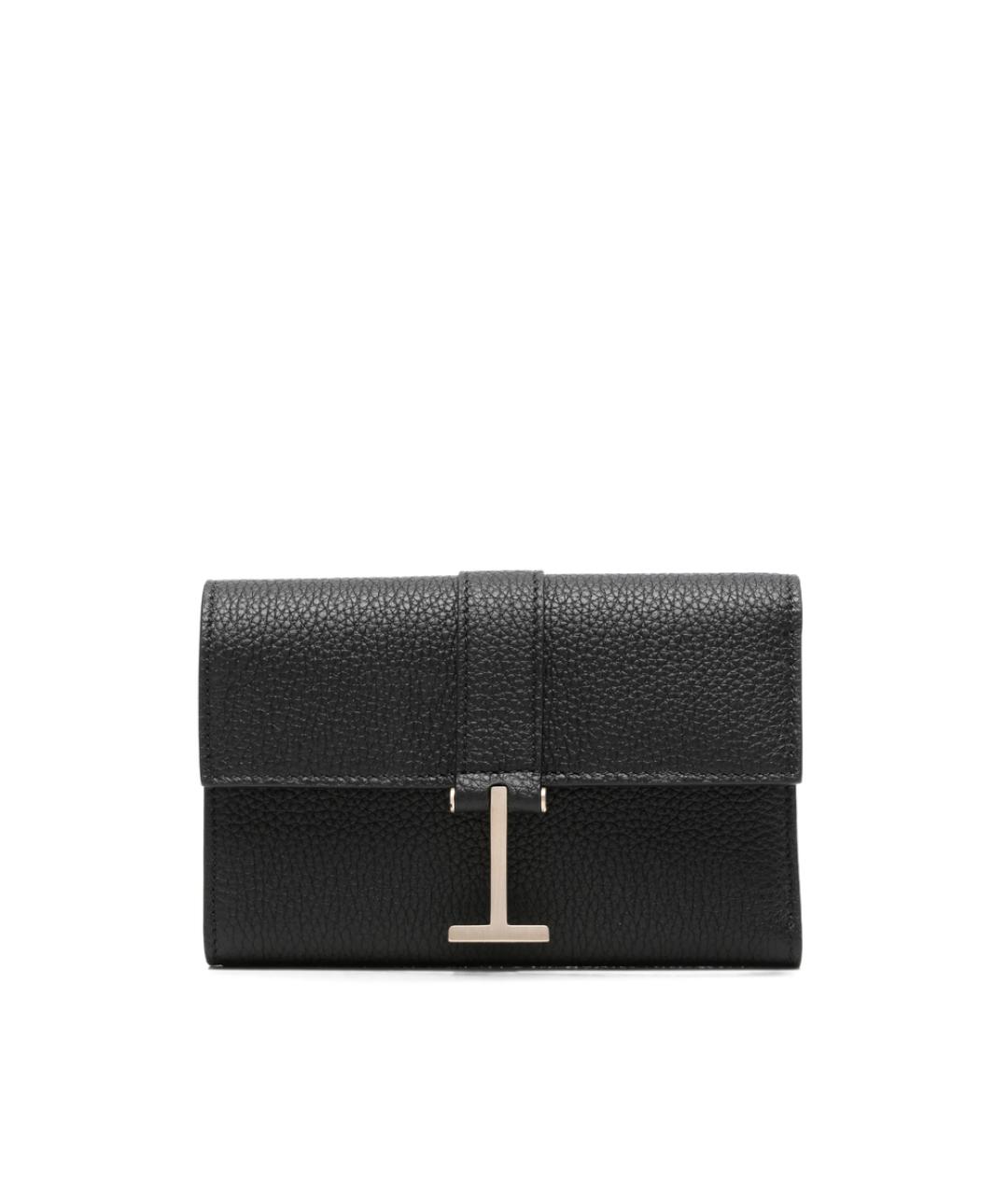 TOM FORD Черный кожаный кошелек, фото 1