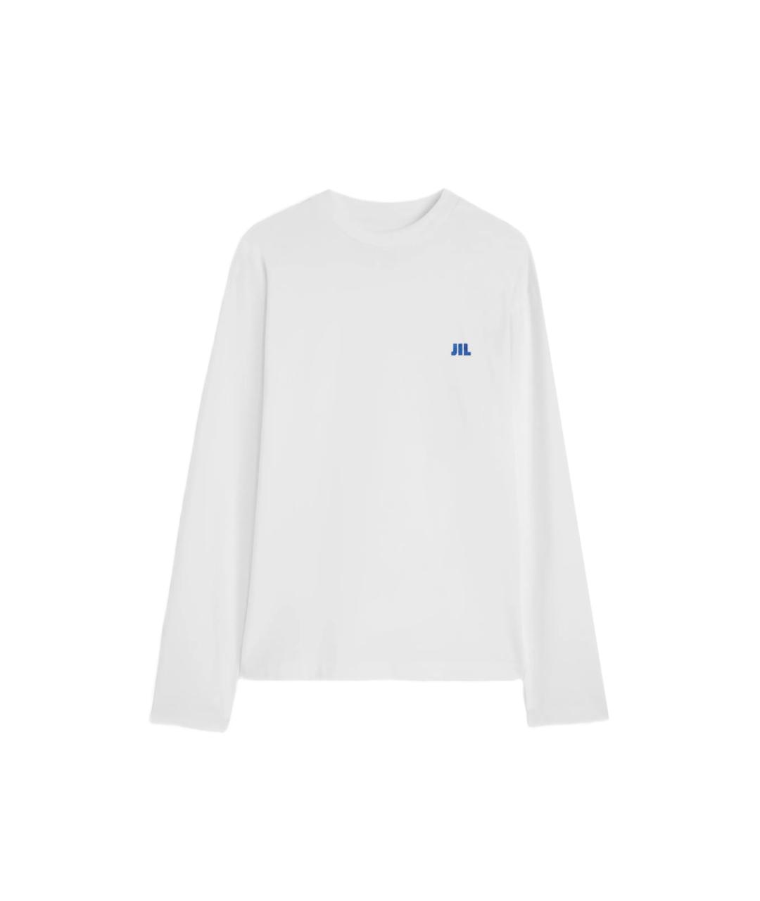 JIL SANDER Белая хлопковая футболка, фото 1