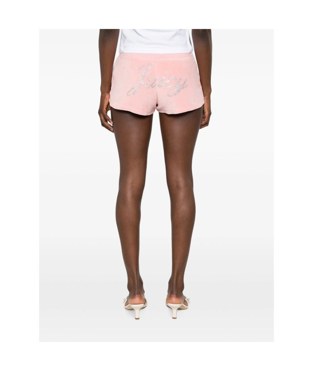 SPORTY AND RICH Розовые хлопковые шорты, фото 4