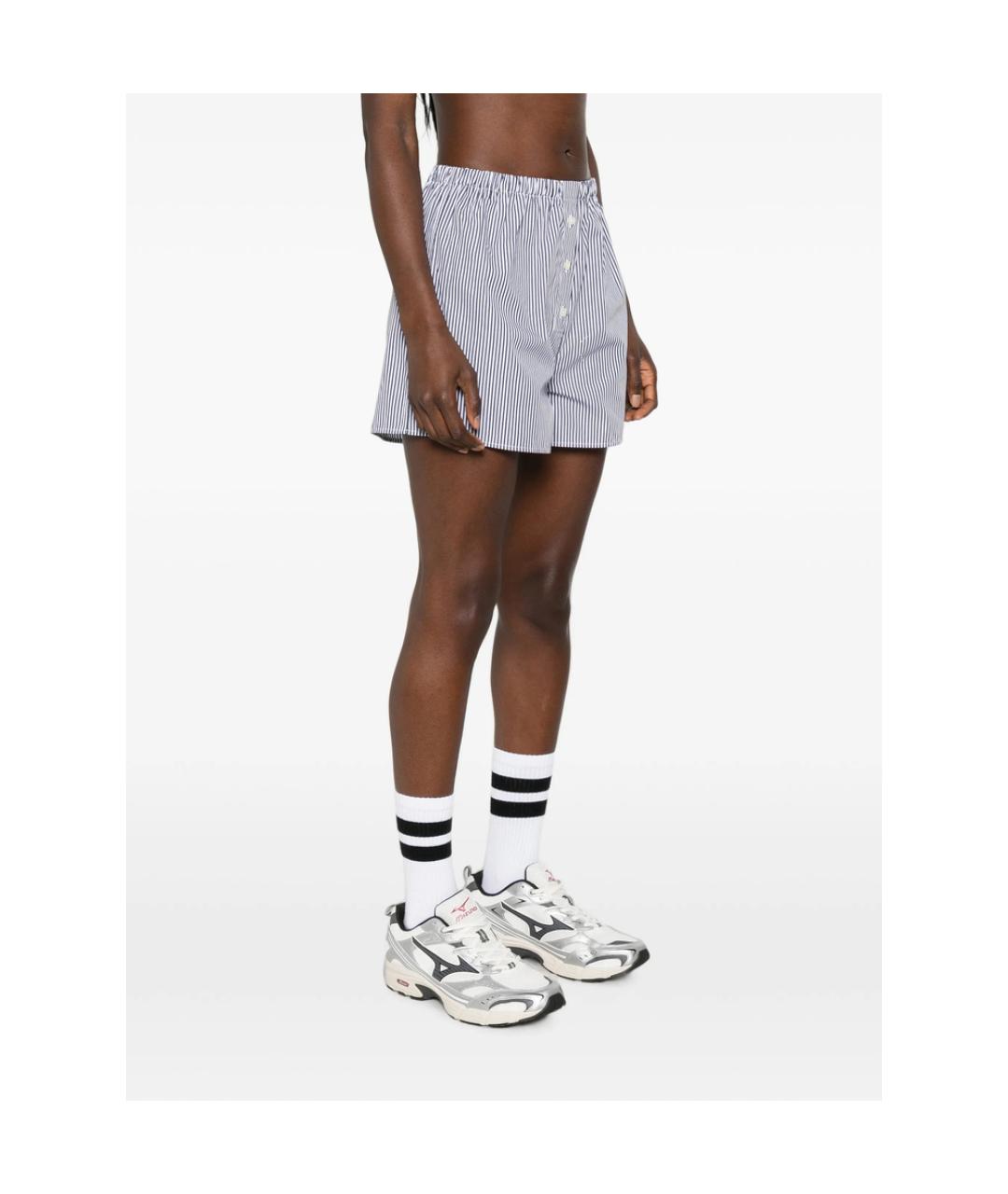 SPORTY AND RICH Синие хлопковые шорты, фото 4