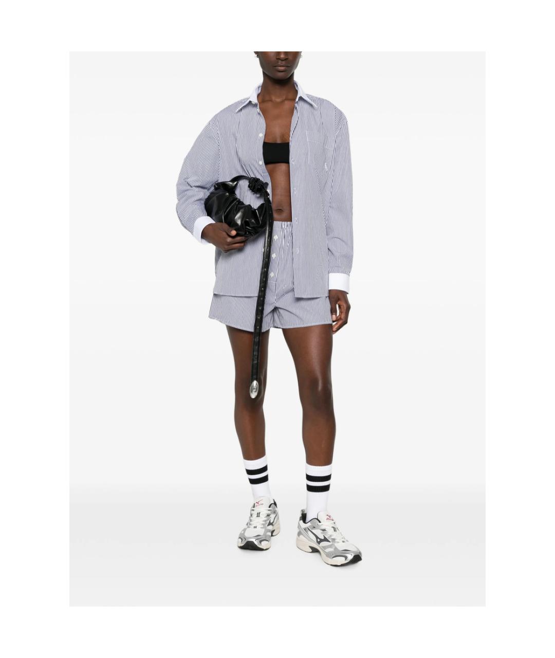 SPORTY AND RICH Синяя хлопковая рубашка, фото 3
