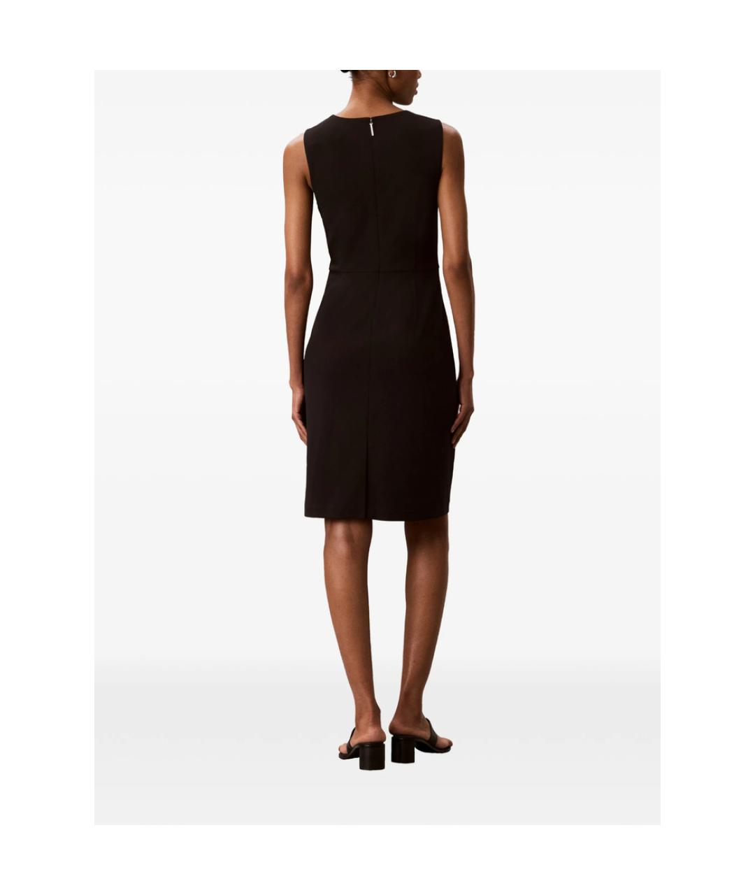 CALVIN KLEIN Черное повседневное платье, фото 4