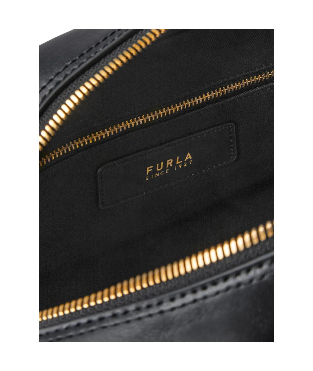 FURLA Черная сумка через плечо, фото 2