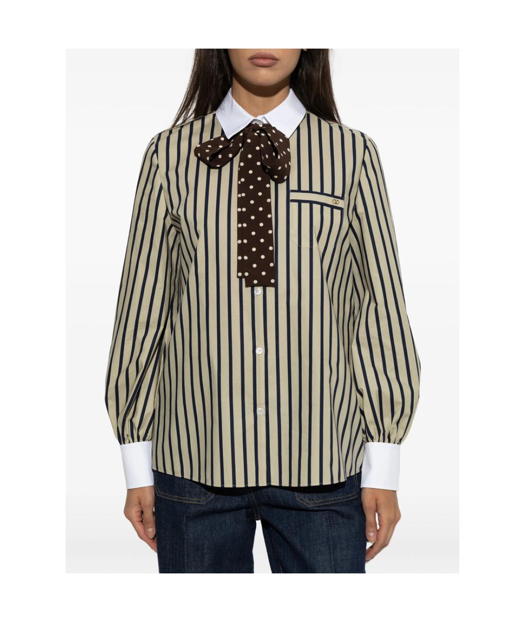 VALENTINO Мульти хлопковая рубашка, фото 4