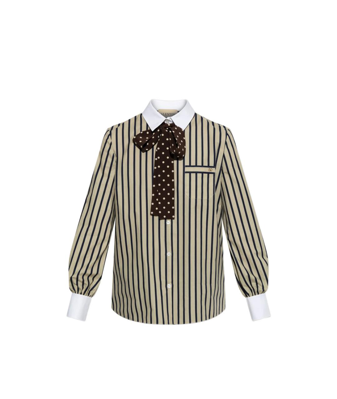 VALENTINO Мульти хлопковая рубашка, фото 1