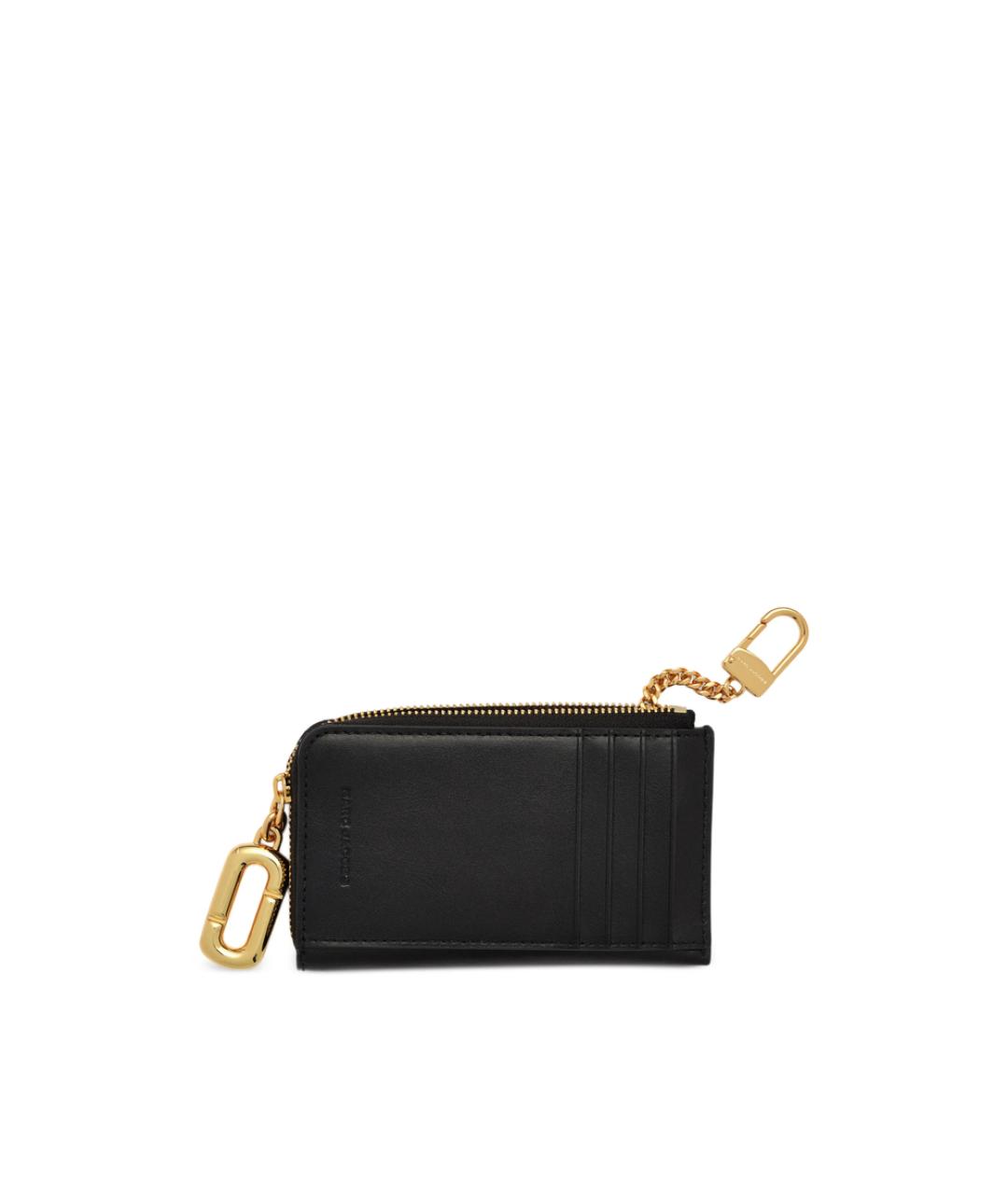 MARC JACOBS Черный кожаный кошелек, фото 2