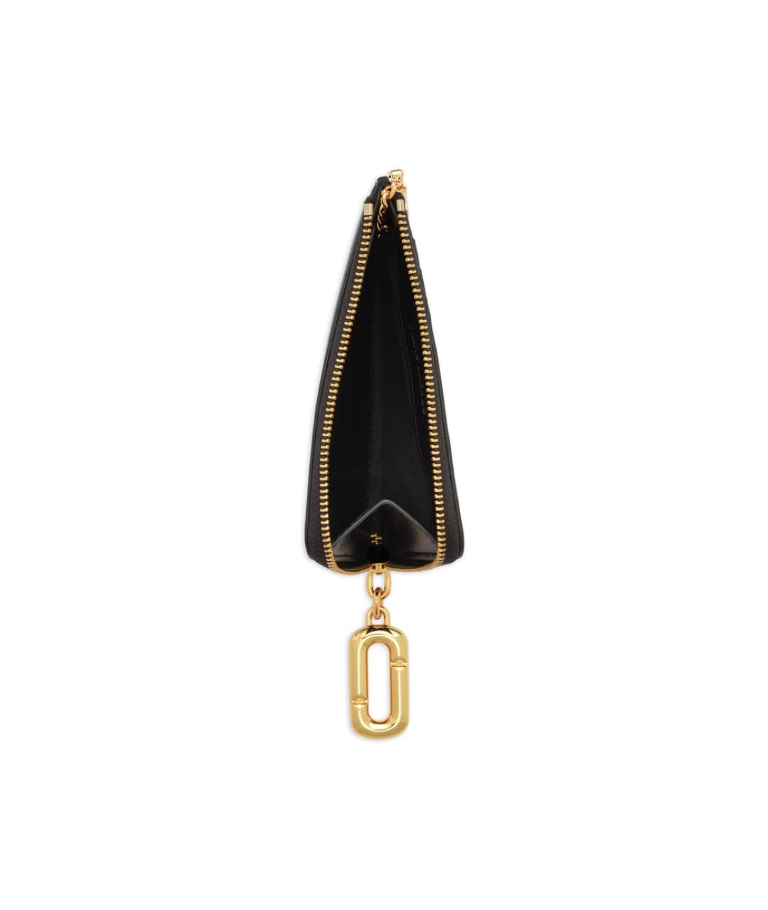MARC JACOBS Черный кожаный кошелек, фото 3