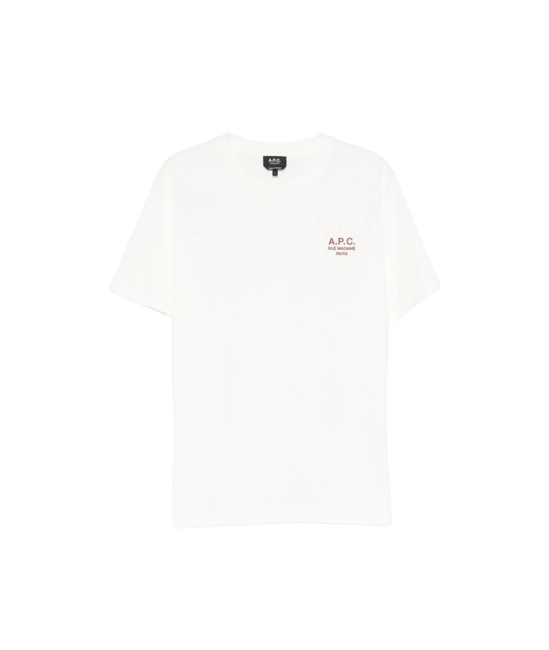 A.P.C. Хлопковая футболка, фото 1