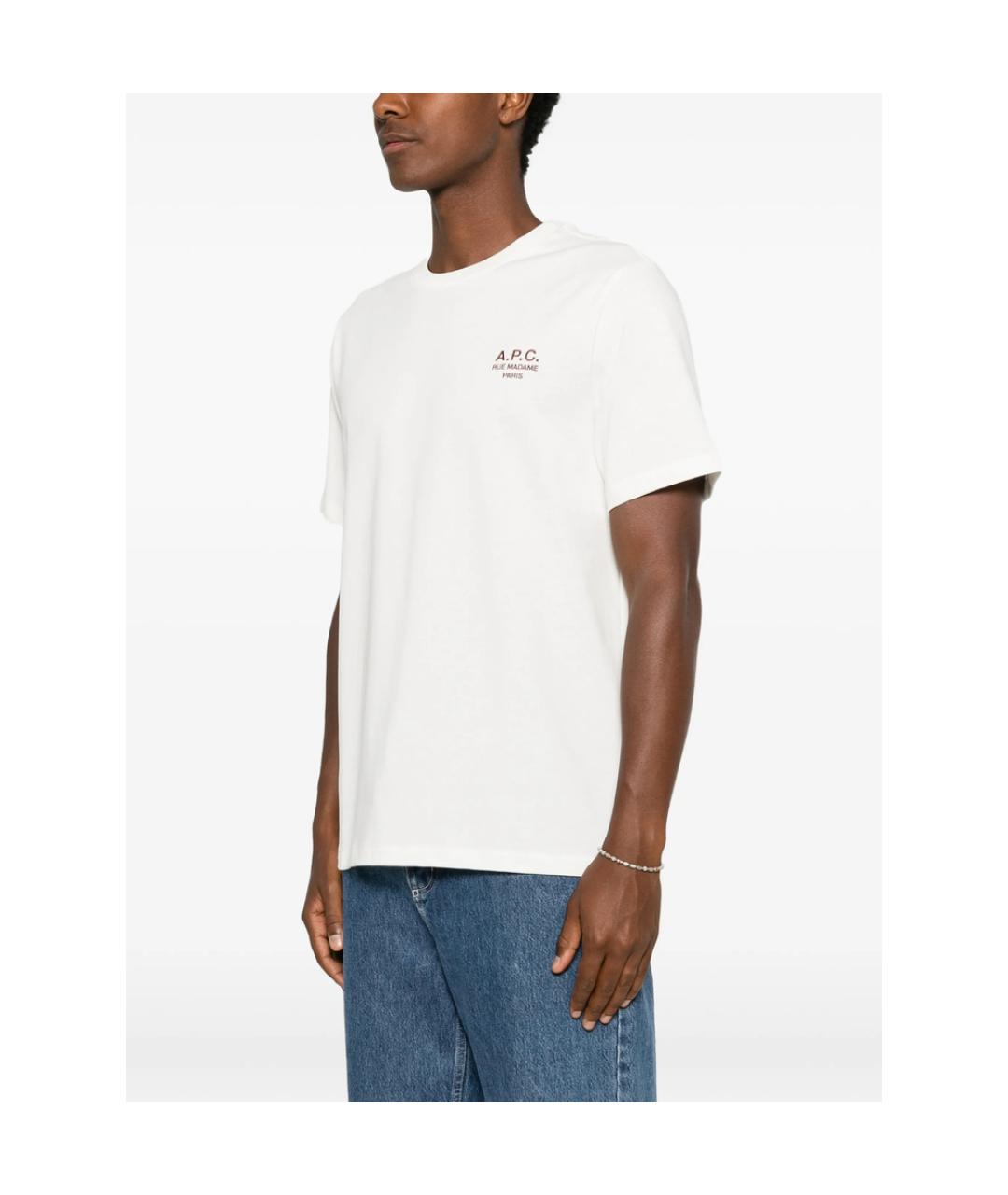 A.P.C. Хлопковая футболка, фото 4